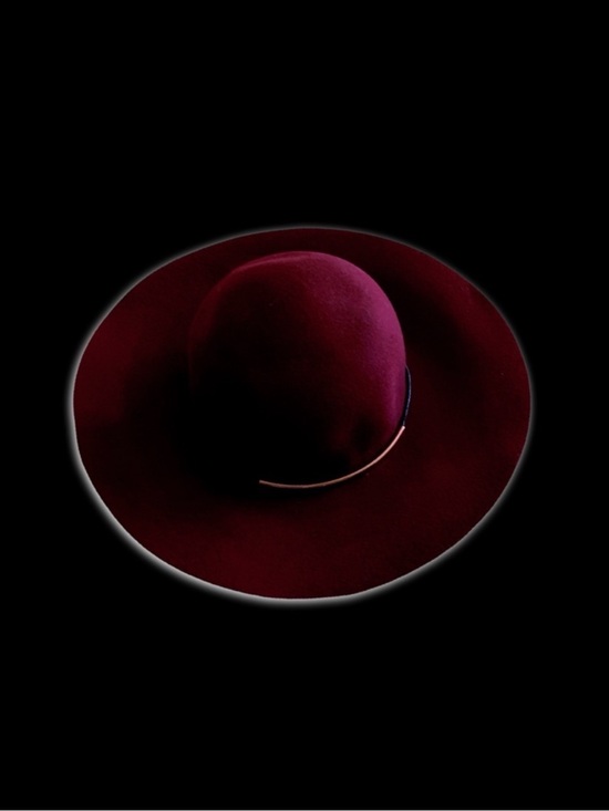 Nordstrom Accessories - Wool Classic Wide Brimmed Burgundy Ox Blood Hat
